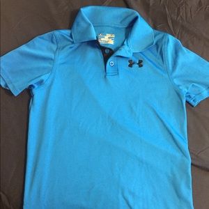 Boys M Under armour polo